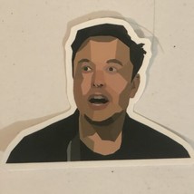 Elon Musk Sticker Elon Looks Shocked Sticker - £1.94 GBP