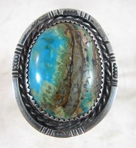 Vintage Ruth Lindquist Designs Sterling Silver Turquoise Ring - £215.31 GBP