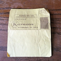 Vintage defunct Kaufmann&#39;s charge account application movie photo prop  - $19.75