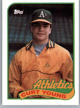 1989 Topps 641 Curt Young  Oakland Athletics - £0.77 GBP