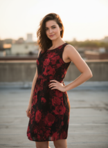 Dressbarn Women Sleeveless Knee Length Dress Size 10 Length 38 Bust 34 W... - €13,58 EUR