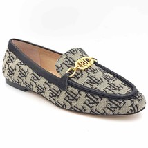 Lauren Ralph Lauren Women Slip On Loafers Averi II Size US 6B Black Mono... - £70.60 GBP