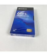 SONY VHS Premium Blank Video Tapes T120VR 6 Hours New - £6.64 GBP