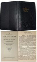 The New Testament and Psalms World Syndicate Publishing Rare 1928-1934 Pub. - $50.00