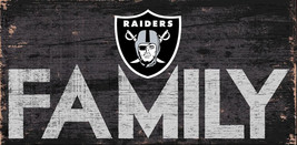 Las Vegas Raiders Sign Wood 12x6 Family Design - $856.28 MXN
