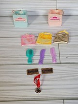 Vtg Melanie&#39;s Mall On Ice Lot Gold Medal, Comb,Brush  Replacement Accesories - £10.86 GBP