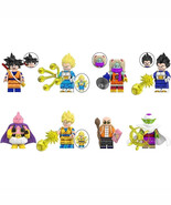 Dragon Ball Z Majin Buu Son Goku Pagi Vegeta Piccolo 8Pcs Minifigures Br... - $364.13 MXN