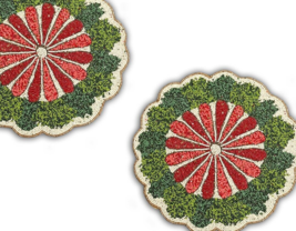Set Of 6 Carrot Placemats Easter Designer Tablemat Beaded Charger Plate ... - £124.45 GBP