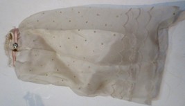Vintage 1960's Mattel BARBIE FRANCIE Wedding Whirl White Sheer Dress - $27.90