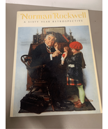 Norman Rockwell Book A Sixty Year Retrospective Coffee Softcover 1972 Vi... - £8.29 GBP