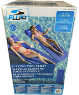 Fluid Aquatics 74&quot; Dipping Pool Float Mat, Blue - Ripped Design - NEW - $1,820.53 MXN