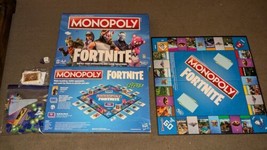 Monopoly FortNite Edition Board Game Hasbro Gaming First Edition No Manual  - £15.22 GBP