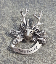 HAHNENKLEE Goslar Deer Travel Oktoberfest Bavarian Souvenir Hat Pin Germany - £12.54 GBP