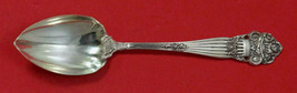 Georgian by Towle Sterling Silver Grapefruit Spoon Fluted Custom Made 5 3/4&quot; - £54.13 GBP