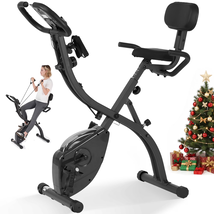 3 in 1 Exercise Bike Quiet Folding Magnetic Stationary Exercise Bikes wi... - $170.00