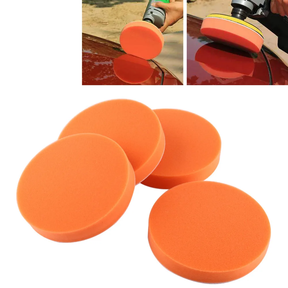 10pcs 5&quot; 125mm Car Buffing Polishing Pads Flat Foam SPonge ing Pad Kit Tool For  - $53.68