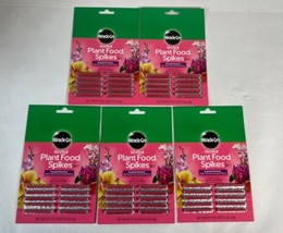 5 ea Miracle Gro 1003661 10 Pack 10-10-10 Orchid Plant Food Fertilizer Spikes - $27.71