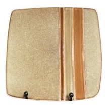 Gibson Elite 3-Salad Plates Regent Classic Taupe 7 ¼” Brown &amp; Tan Stripes - £29.31 GBP