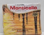 Vintage Cannon Monticello Full Flat Sheet Seagrass Desert Sunset Orange ... - $44.45