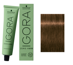 Schwarzkopf IGORA ZERO AMM Hair Color, 5-5 Light Brown Gold