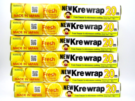 Krewrap Plastic Cling Wrap, Pack of 6, 65 sq ft. Per Roll, Clear. Kre Wr... - £19.74 GBP