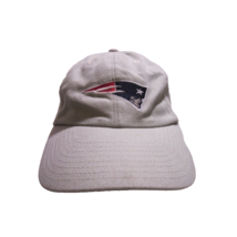 New England Patriots Khaki Strap Back Adjustable Cap Beige Cotton NFL Cap Hat - £10.38 GBP