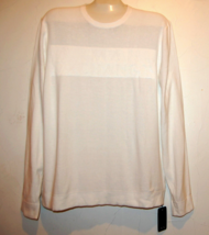 Armani Exchange White Cotton Men&#39;s Logo Pulover Sweater Size XL - £65.01 GBP