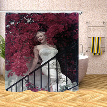 Marilyn Monroe Shower Curtain Sets Polyester Waterproof Bathtub Decor Curtain70&quot; - £13.38 GBP+