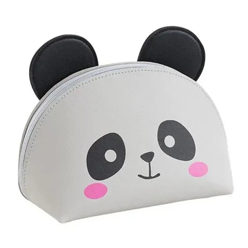 3D Cute   Women Cosmetic Makeup Bag PU Women Girls Female Zipper Purse Small Pou - $53.83