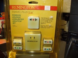 Remington Travel Plus Foreign Voltage Converter Adapter Set TL-265BP  - $14.85