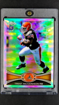 2012 Topps Chrome Refractor #23 Trent Richardson RC Rookie Cleveland Browns Card - £1.60 GBP