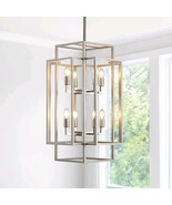 Sdorens Modern Foyer Chandelier Farmhouse Light Fixture Pendant High Cei... - €193,68 EUR