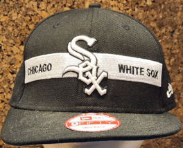 Chicago White Sox Snapback 1990 style osfa Hat Silver vintage New Era cws robert - £10.22 GBP