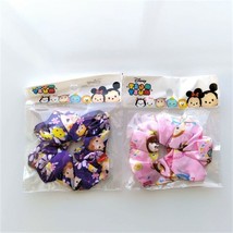 NIP Disney Tsum Tsum Scrunchies Clothed Hair Tie, Hair Accessory, Set of 2 - £9.18 GBP