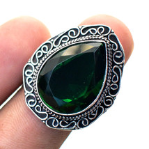 Chrome Diopside Vintage Style Handmade Christmas Gift Ring Jewelry 8.25&quot; SA 1741 - £3.73 GBP