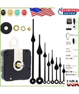 Battery-Powered Clock Movement - Long Spindle Mechanism with Multiple Hands - $333.08 MXN