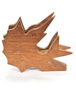 Vtg Hand Carved Swordfish Napkin Holder Marlin Art Seafood Serving Party... - $40.60 CAD