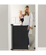 Retractable Baby Gate 33&quot; Tall Extends up to 55&quot; Wide Child Safety Baby ... - £78.54 GBP