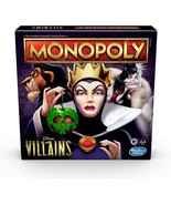 MONOPOLY Disney Villains Edition Board Game New Open / Damaged Box - £27.92 GBP
