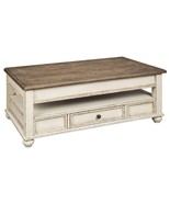 Realyn - White / Brown - Lift Top Cocktail Table - $6,486.46 MXN