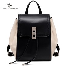 Fashion Color Contrast Women&#39;s Backpack Luxury Designer Multi functional Large C - £77.47 GBP