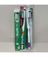 Lot 3 VTG Gum Butler Super Tip Adult Full Head Ultra Soft Bristle Toothb... - £13.01 GBP