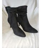 Unisa Womens Piera Suede Closed Toe Ankle Fashion Boots, Black, Size 9 - $13.30