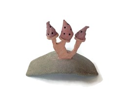 Handmade Ceramic Mushroom Sculpture, Stoneware Office Desk Accessories For Men - £133.30 GBP