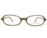 Anne Klein Eyeglasses Frames 8017 K5124 Clear Brown Blue Oval Cat Eye 52... - $51.28