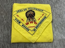 Vintage Order of the Arrow WWW Camp Durant Area 6H Fellowship Neckerchie... - $49.49
