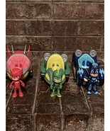 PJ Masks Toys Figures &amp; Vehicle Set Lot Catboy Gekko Owlette Car Mobile - £19.36 GBP