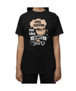 Coffee Equals Good Ideas Womens Short Sleeve Shirt - £11.78 GBP