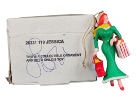 Grolier Disney Christmas Magic Who Framed Roger Rabbit&#39;s Jessica Rabbit Ornament - £10.86 GBP