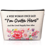 Weewooday Retirement Gifts for Women Retirement Makeup Bag Gifts for Fri... - £9.16 GBP